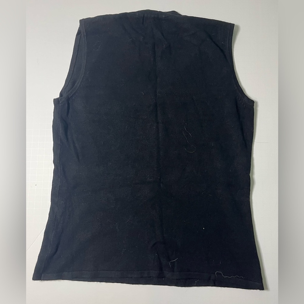 VTG Piel Libre Black Eyelet Lace-Up Sleeveless Top ✦ Grunge Y2K Indie Small - Picture 5 of 5